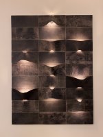 QUASAR Lum Leather wall-lamp